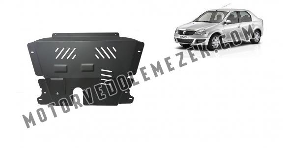 Acél motor, kapcsolószekrény védőlemez Dacia Logan 1