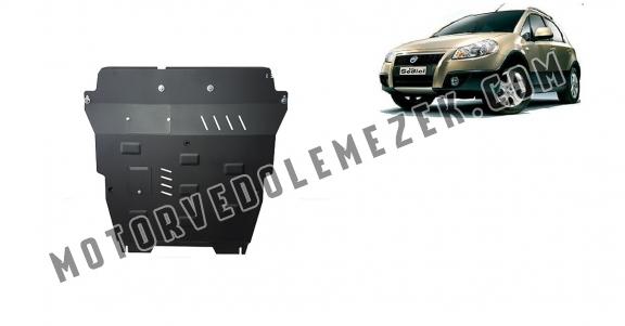 Acél motor, kapcsolószekrény, hütő védőlemez Fiat Sedici