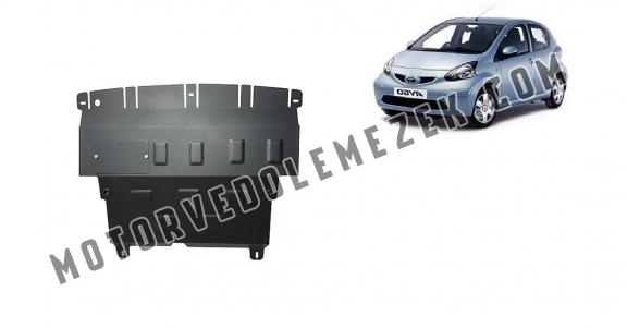 Acél motor, sebbeségváltó, hütő, első lökhárító védőlemez Toyota Aygo AB10
