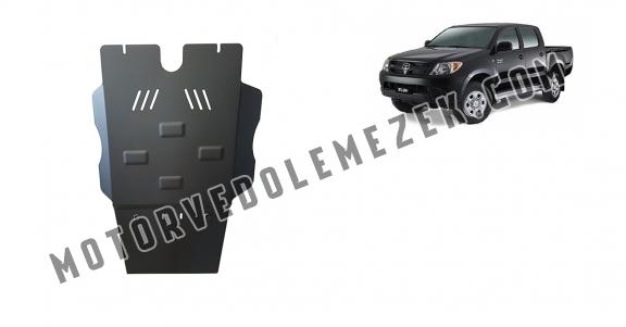 Acél kapcsolószekrény, differenciálmű védőlemez Toyota Hilux