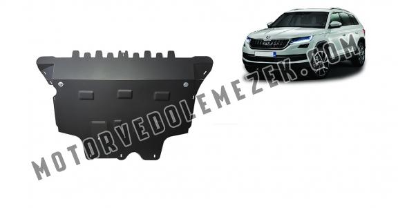 Acél motor, sebbeségváltó, hütő, első lökhárító védőlemez Skoda Kodiaq