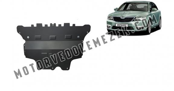 Acél motor, kapcsolószekrény védőlemez Skoda Octavia 3