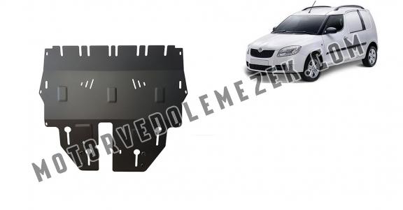 Acél motor, sebbeségváltó, hütő, első lökhárító védőlemez Skoda Praktik