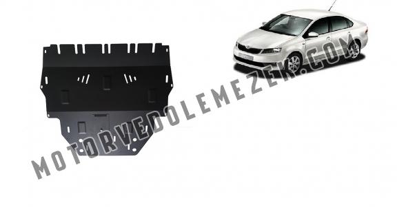 Acél motor, sebbeségváltó, hütő, első lökhárító védőlemez Skoda Rapid