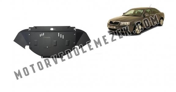Acél motor, hütő védőlemez Skoda Superb