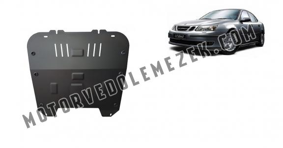 Acél motor, kapcsolószekrény védőlemez Saab 9-3