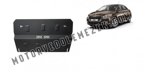 Acél motor, kapcsolószekrény védőlemez Peugeot 301