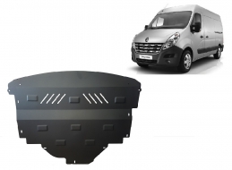 Acél motor, sebességváltó, hűtő, első lökhárító védőlemez Renault Master 3