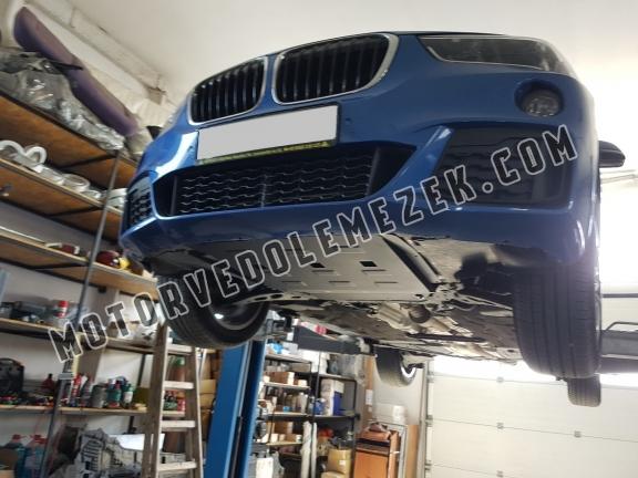 Acél motor, kapcsolószekrény, hűtő védőlemez BMW X1 F48