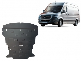 Acél motor, sebességváltó, hűtő, első lökhárító védőlemez Mercedes Sprinter