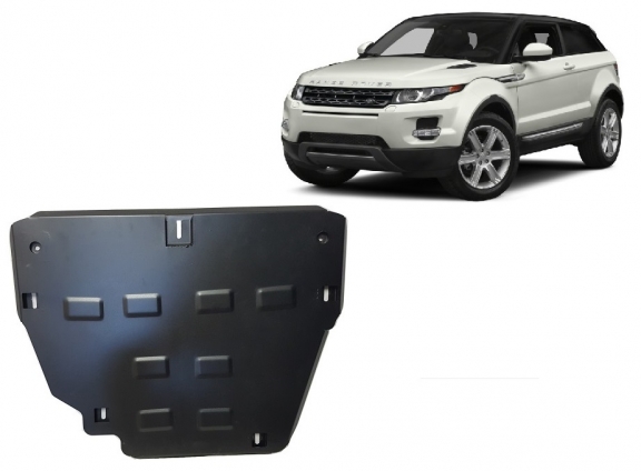 Acél motor, kapcsolószekrény védőlemez Range Rover Evoque