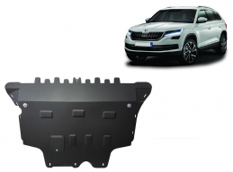 Acél motor, sebességváltó, hűtő, első lökhárító védőlemez Skoda Kodiaq