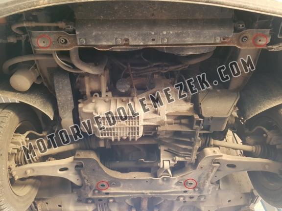 Acél motor, sebbeségváltó, hütő, első lökhárító védőlemez Ford Focus 1