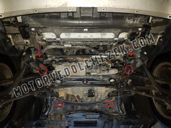 Acél motor, hütő védőlemez BMW X3 - F25
