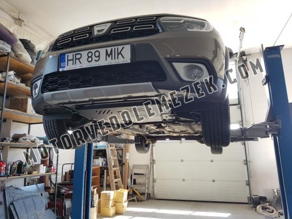 Acél motor, kapcsolószekrény védőlemez Dacia Logan 1