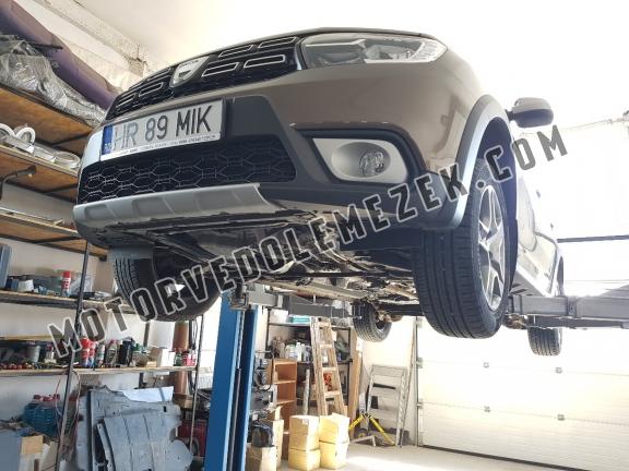Acél motor, kapcsolószekrény védőlemez Dacia Logan 1