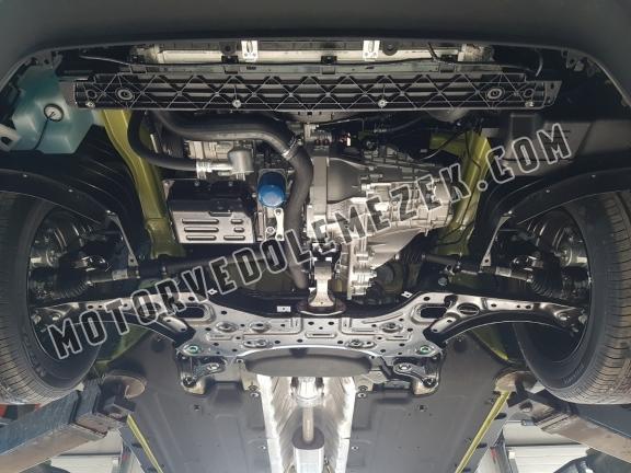 Acél motor, sebbeségváltó, hütő, első lökhárító védőlemez Hyundai Kona