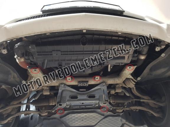 Acél motor, hütő védőlemez Mercedes E-Classe W212