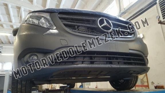Acél motor, kapcsolószekrény védőlemez  Mercedes V-Class W447 2.2 D, 4x4