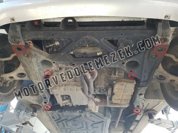 Acél motor, sebbeségváltó, hütő, első lökhárító védőlemez Mercedes Vaneo W414
