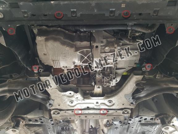 Acél motor, kapcsolószekrény védőlemez Renault Kangoo