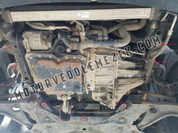 Acél motor, sebbeségváltó, hütő, első lökhárító védőlemez Renault Master 3