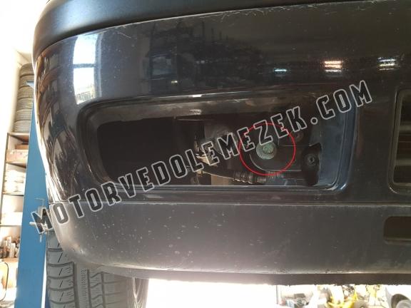 Acél motor, sebbeségváltó, hütő, első lökhárító védőlemez VW Golf  mk4