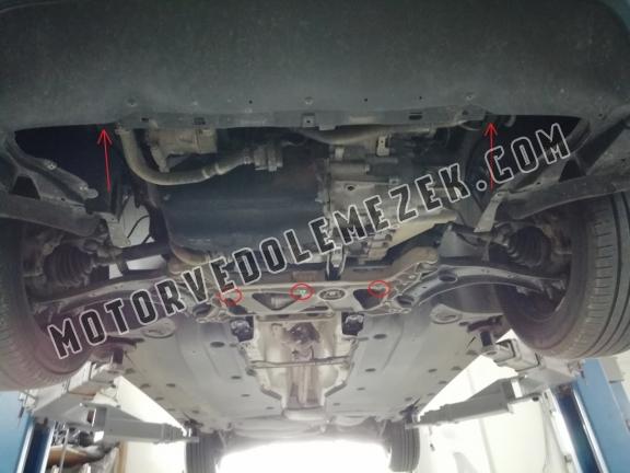 Acél motor, sebbeségváltó, hütő, első lökhárító védőlemez Vw Tiguan