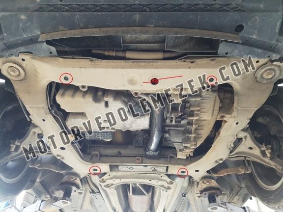 Acél motor, kapcsolószekrény, hütő védőlemez Volvo V70
