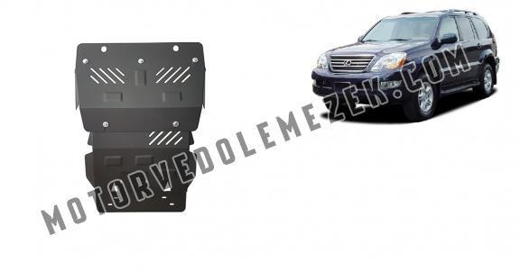 Acél motor, hütő védőlemez Lexus GX
