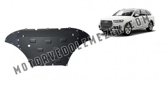 Acél motor, hütő védőlemez Audi Q7 