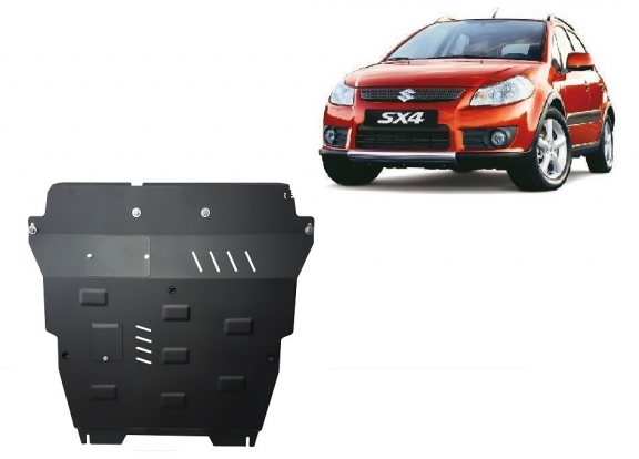 Acél motor, kapcsolószekrény védőlemez Suzuki SX 4