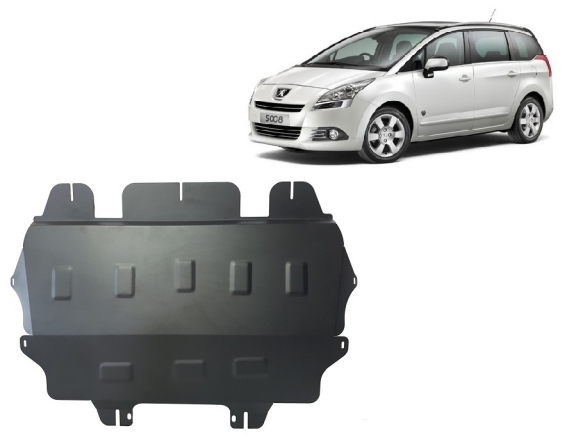 Acél motor, kapcsolószekrény védőlemez Peugeot 5008