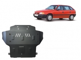 Acél motor, kapcsolószekrény védőlemez Opel Astra F