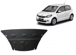 Acél motor, kapcsolószekrény védőlemez Skoda Citigo