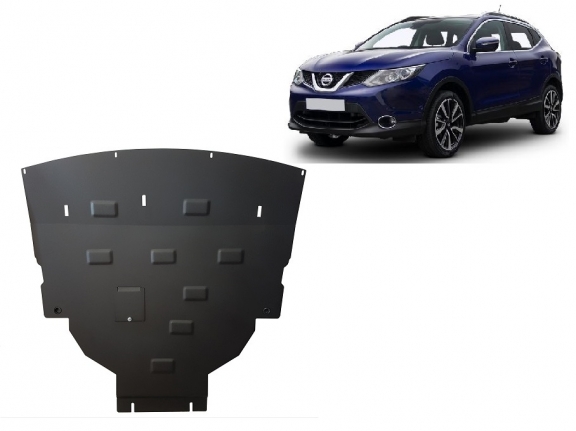 Acél motor, sebességváltó, hűtő, első lökhárító védőlemez Nissan Qashqai J11