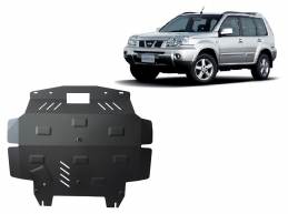 Acél motor, kapcsolószekrény, hűtő védőlemez Nissan X-Trail T30