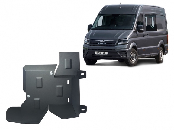 Acél AdBlue tartályvédő lemez Man TGE