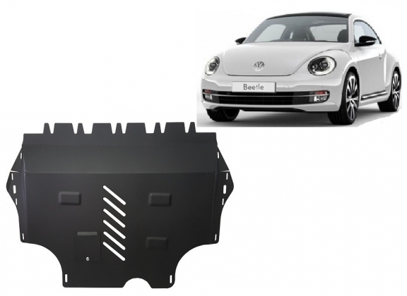 Acél motor, kapcsolószekrény védőlemez Volkswagen New Beetle