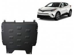 Acél motor, kapcsolószekrény, hűtő védőlemez Toyota C-HR