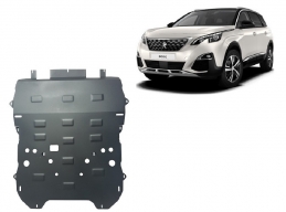Acél motor, sebességváltó, hűtő, első lökhárító védőlemez Peugeot 5008