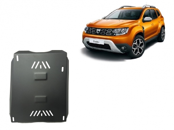Acél üzemanyagtartály védőlemez Dacia Duster