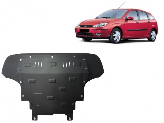 Acél motor, sebességváltó, hűtő, első lökhárító védőlemez Ford Focus 1
