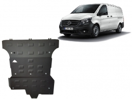 Acél motor, kapcsolószekrény védőlemez Mercedes Vito W447