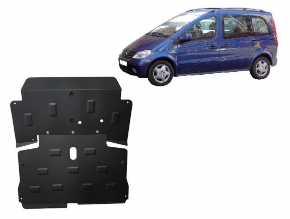 Acél motor, sebességváltó, hűtő, első lökhárító védőlemez Mercedes Vaneo W414