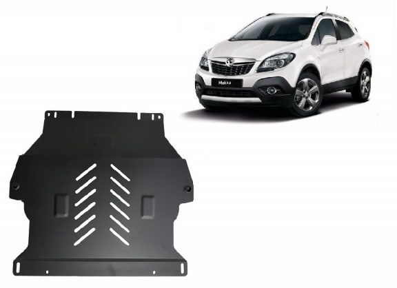 Acél motor, kapcsolószekrény védőlemez Opel Mokka