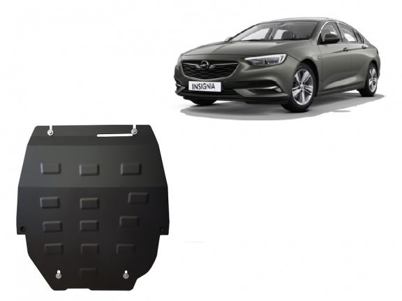 Acél motor, kapcsolószekrény, hűtő védőlemez Opel Insignia