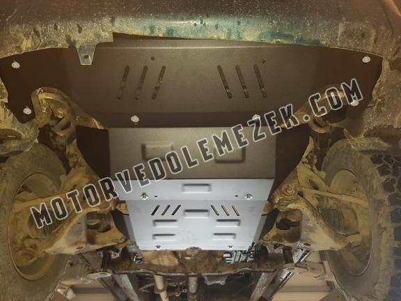 Acél kapcsolószekrény, differenciálmű, részecskeszürő védőlemez Toyota Hilux