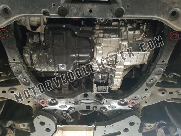 Acél motor, sebbeségváltó, hütő, első lökhárító védőlemez Toyota Rav4