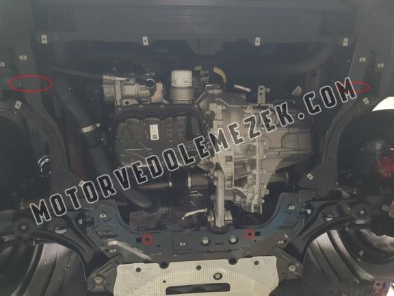 Acél motor, sebbeségváltó, hütő, első lökhárító védőlemez Ford Focus 4